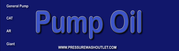 PRESSURE WASH PUMP OIL